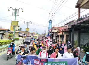 Aliansi Masyarakat Aceh Tenggara Gelar Aksi Damai Peduli Palestina