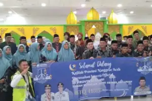 Kafilah STQH Aceh Tiba di Jambi dan Siap Tampilkan yang Terbaik