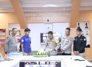Hari Jadi Humas Polri Ke-72, Polres Bener Meriah Gelar Syukuran