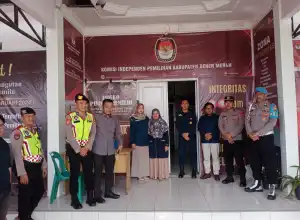 Polisi di Bener Meriah Lakukan Patroli Monitoring Tahapan Pendaftaran Pemilu