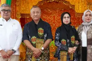Sekda Sambut Kajati Aceh, Joko Purwanto di Bandara SIM