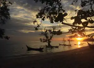 Bemalam di Pantai Pasir Putih