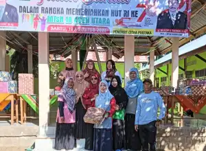 Peringati Kemerdekaan, MTsN 10 Aceh Utara Gelar Berbagai Lomba
