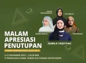 Nabila Taqiyyah Pulang Kampung, Tampil di Penutupan PKA-8