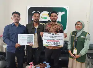 Hasil Penjualan Kompi A di PKA-8 Didonasikan untuk Palestina