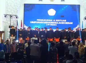 Pengukuhan Pengurus PP-HIMAB 2023-2025 Dibarengi Galang Dana untuk Palestina