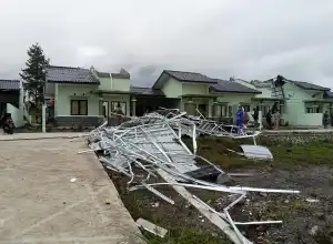 Angin Puting Beliung Terjang Puluhan Rumah di Bener Meriah