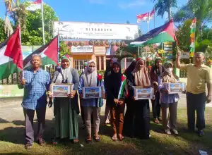 Warga Cot Seurani Galang Dana Untuk Palestina