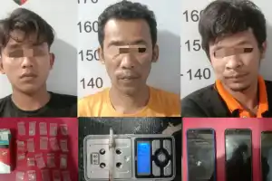 Polisi Ringkus 3 Pengguna dan Kurir Narkotika di Ujong Blang