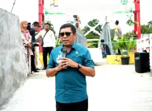 Jembatan Penghubung Desa Penampaan Uken Diresmikan
