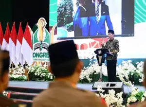 Kunker ke Kalbar, Presiden Jokowi Buka Kongres HMI dan Munas Kohati