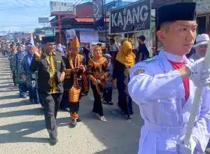 MTQ Aceh Dimulai, 2160 Orang Ramaikan Pawai Ta'aruf di Simeulue