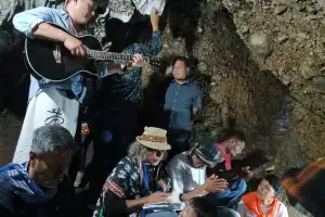 Desember Kopi Gayo Diwarnai Konser Seni di Gua Prasejarah