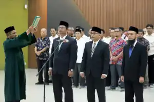 Rektor USK Lantik Dekan Baru Fakultas Pertanian dan FMIPA