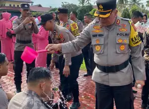 36 Personel Polres Aceh Utara Naik Pangkat