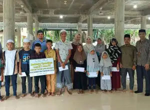 PGE Santuni Seribu Anak Yatim dan Lansia Dhuafa di Aceh Utara 