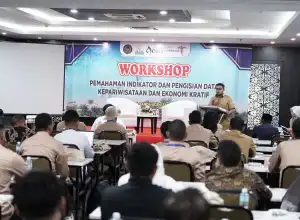 Disbudpar Gelar Workshop Pemahaman Indikator dan Pengisian Data Kepariwisataan