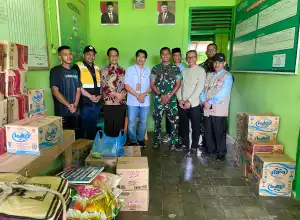 PGE dan PIM Salurkan Bantuan untuk Korban Angin Kencang di Tanah Luas 