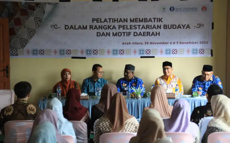 Dekranasda Aceh Utara Gelar Pelatihan Membatik, Dorong Produksi Batik Lokal