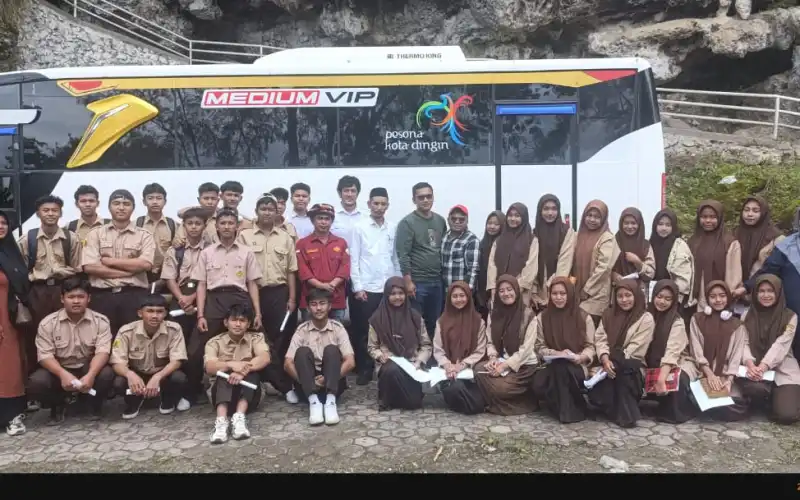 Mengenal Kearifan Lokal Melalui P5, SMAN 2 Bandar Kunjungi Situs Purba di Aceh Tengah