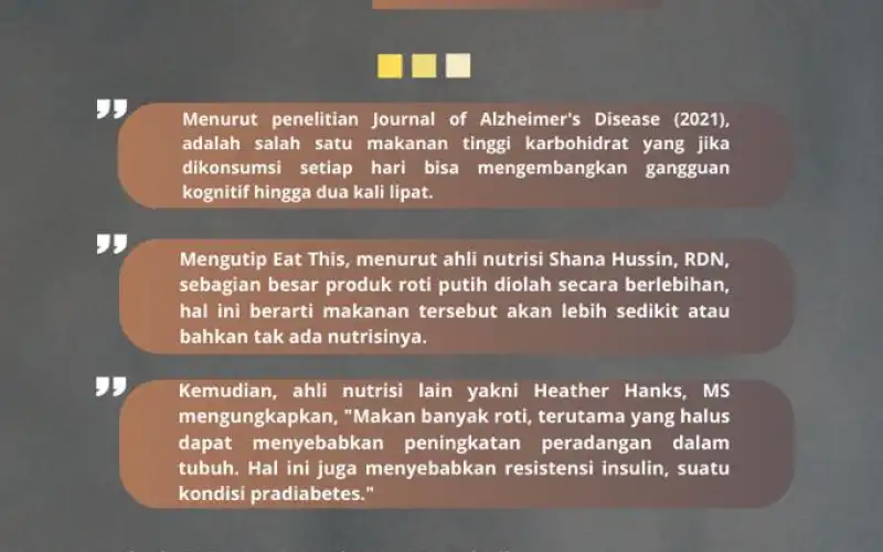 Bahaya Makan Roti Setiap Hari