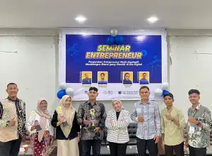 Mahasiswa BKI IAIN Lhokseumawe Sukses Gelar Seminar Entrepreneur Bertema "Pergerakan Entrepreneur Muda Inspiratif"