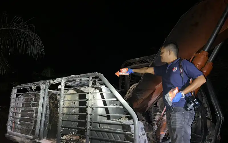 Excavator Milik PT Satya Agung Terbakar di Aceh Utara, Polisi Lakukan Penyelidikan