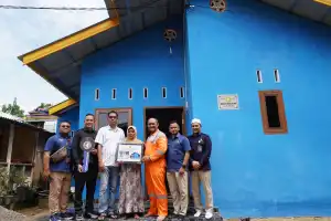 PT PIM Serahkan Rumah Sehat Sederhana ke-295 di Gampong Tambon Baroh
