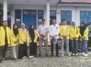 Ini Kata Keuchik Desa Sarah Perlak, Sudirman Kepada Mahasiswa UTU yang KKN