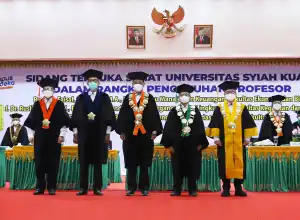 USK Kukuhkan Tiga Profesor Baru
