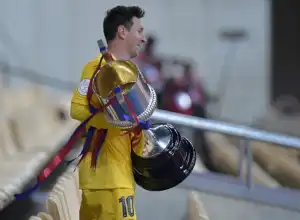 Messi Cetak Sejarah, Kedua Terbanyak Peroleh Trofi