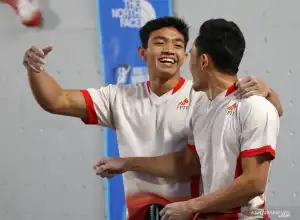 Indonesia Raih Medali Emas di Piala Dunia Panjat Tebing 2021