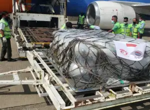 Tabung Oksigen dari Singapura Telah Tiba di Indonesia