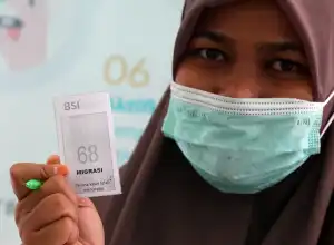 Foto Feature: Migrasi Rekening Ke Bank Syariah Indonesia