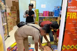 Polisi Tangkap Distributor Petasan di Banda Aceh
