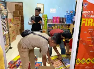 Polisi Tangkap Distributor Petasan di Banda Aceh