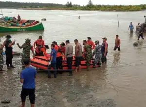 Perahu Terbalik, Seorang Pemancing Tewas Tenggelam di Kuala Lambada