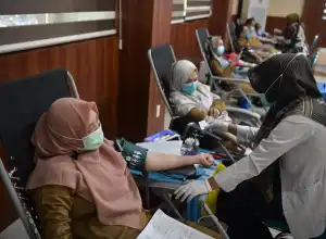 ASN Pemprov Aceh Kumpulkan 501 Kantong Darah di Awal 2021