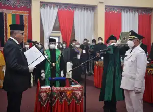 Gubernur Lantik Wakil Bupati Bener Meriah Sisa Jabatan 2017-2022