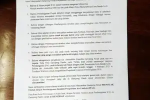 Warga Gampong Pande Surati Menteri PUPR Tolak Pembangunan IPAL