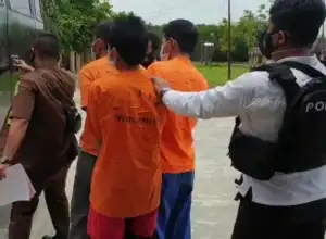 Satu Napi, Dua Tersangka Perampokan Dipindahkan ke Lapas Sinabang