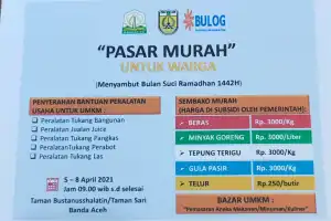 Jelang Ramadhan, Pemko Banda Aceh Gelar Pasar Murah