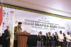 Lantik Pengurus Asosiasi Grafika Aceh, Pemerintah Tegaskan Dukung IKM