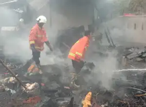 Satu Unit Rumah di Aceh Besar Hangus Terbakar
