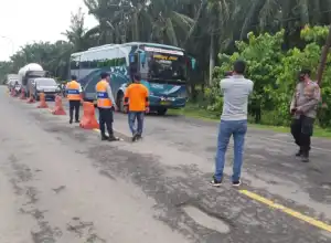 Polisi Suruh Putar Balik 148 Kendaraan di Perbatasan Aceh-Sumut