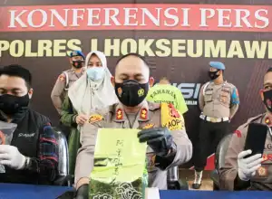 Polisi Gagalkan Upaya Penyelundupan Sabu ke Banda Aceh