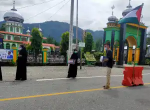 Masyarakat Padang Sikabu Abdya Galang Dana untuk Palestina
