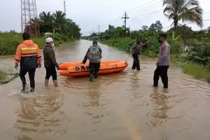 Tiga Sungai Meluap, Lima Kecamatan Terendam Banjir di Singkil