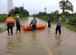 Tiga Sungai Meluap, Lima Kecamatan Terendam Banjir di Singkil