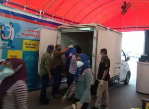 Diduga Tanpa Izin, Polisi Gerebek Lokasi Rapid Antigen di Medan